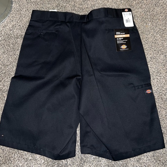 Loose Fit Flat Front Work Shorts, 13" - Picture 2 of 3